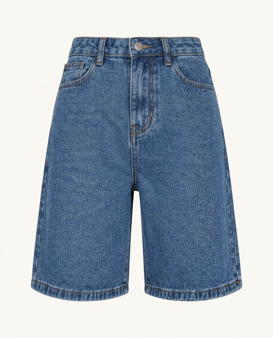 Denim Bermuda Shorts - image 7