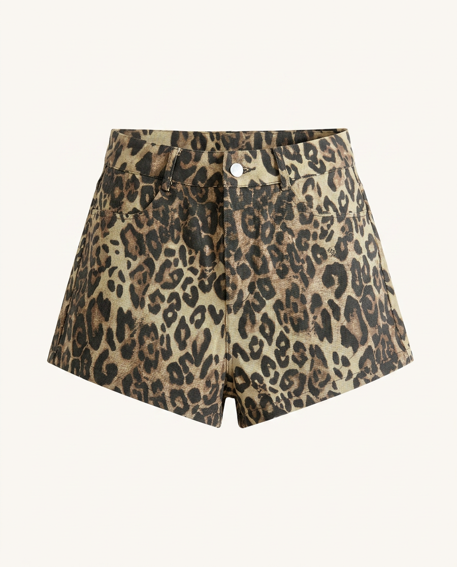 Leopard Print Shorts - image 3