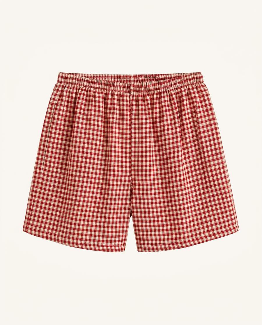 Gingham Boxer Shorts - image 1