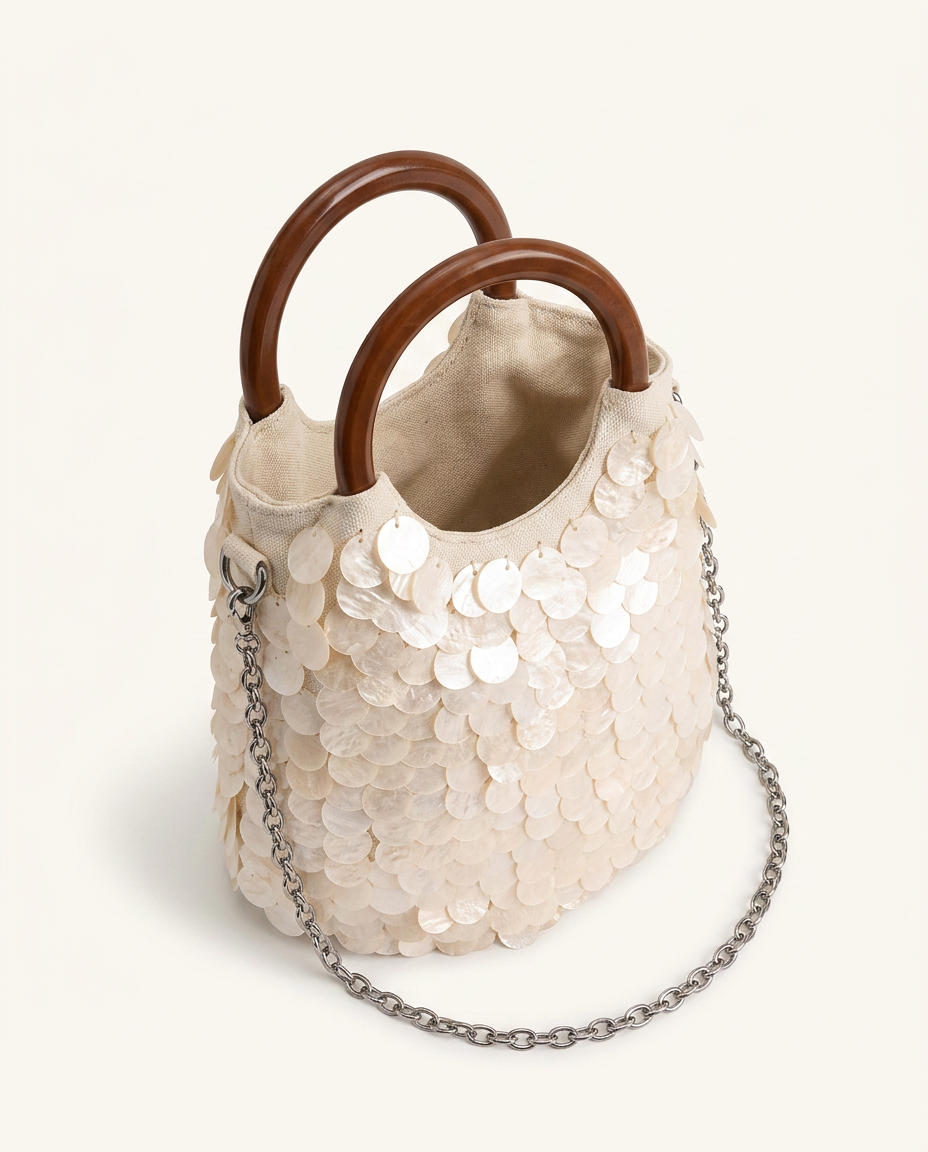 Amalfi Shell Embellished Bag