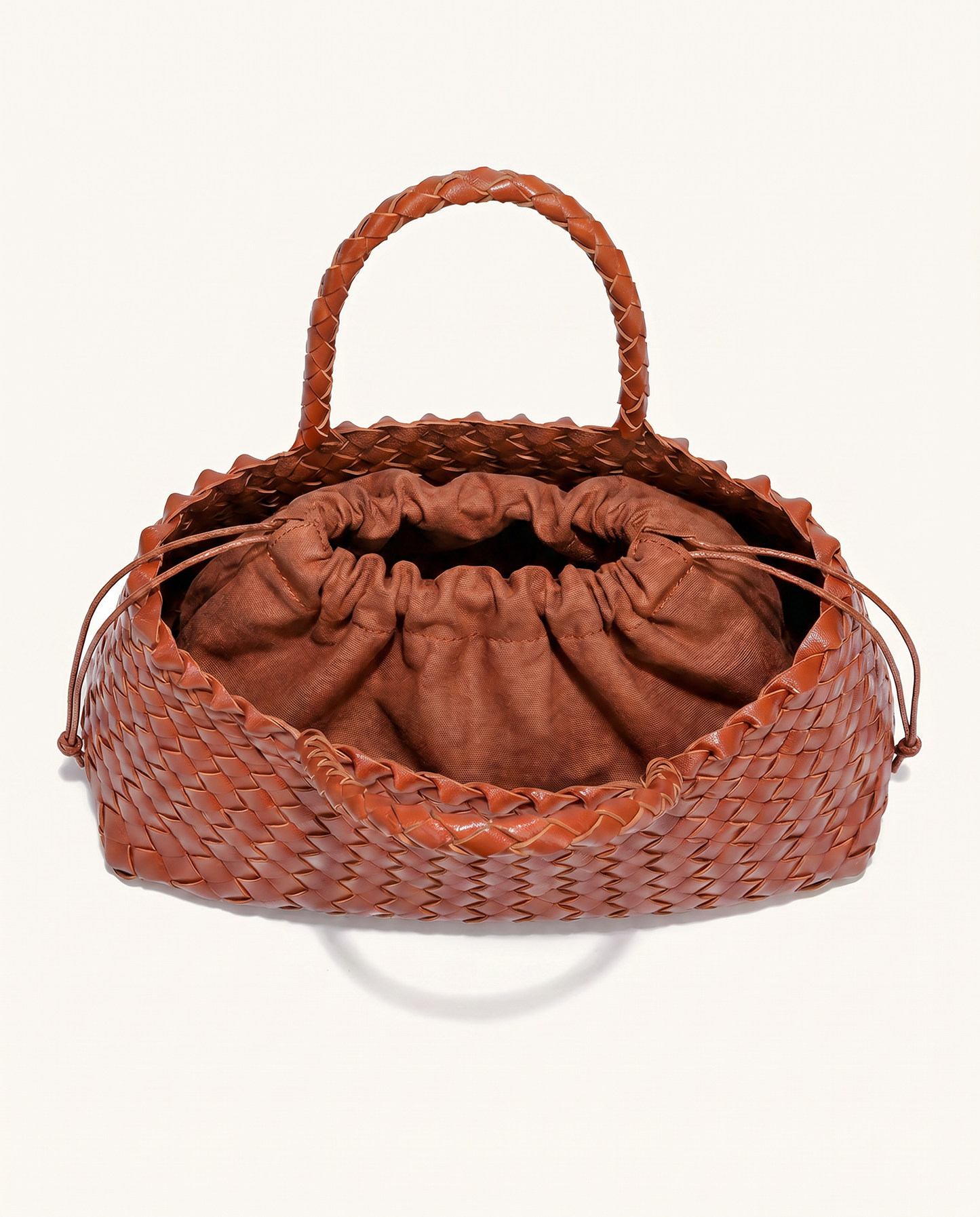 Siena Woven Drawstring Tote Bag