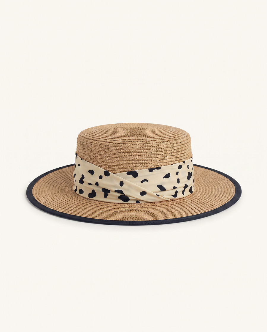 Woven Summer Fedora Hat