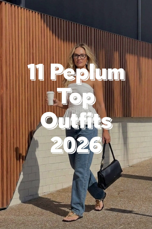 11 Peplum Top Outfits 2026