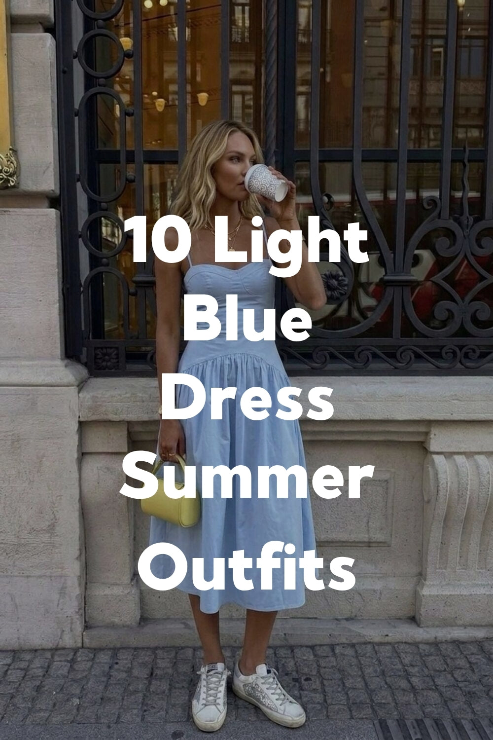 10 Light Blue Dress Summer Outfits