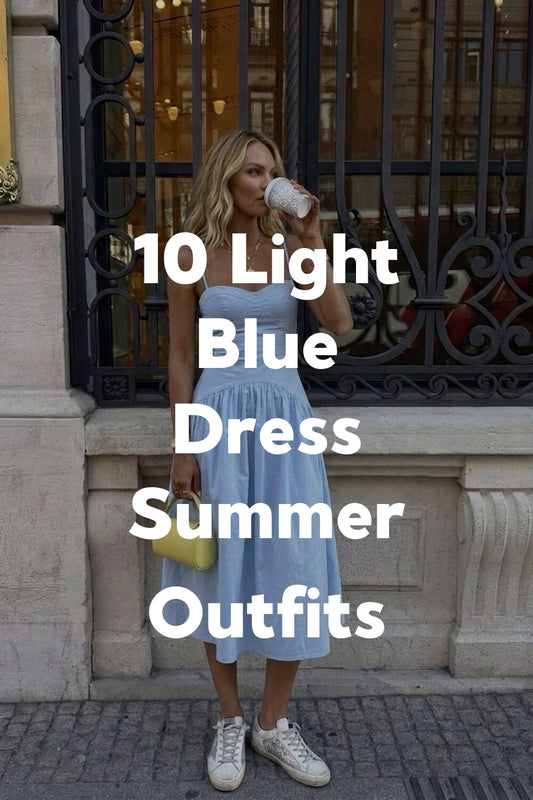 10 Light Blue Dress Summer Outfits