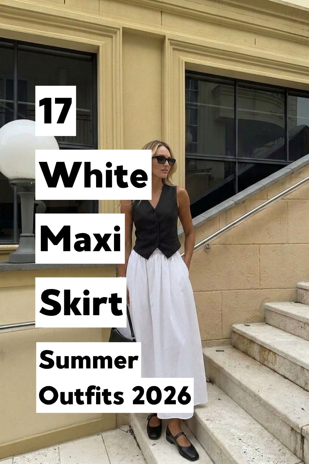 17 White Maxi Skirt Summer Outfits 2026