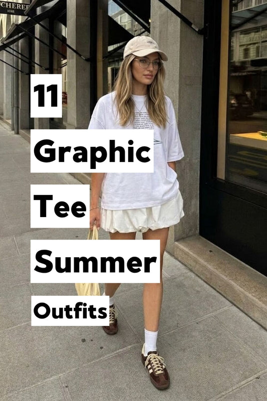 11 Graphic Tee Summer Outfits