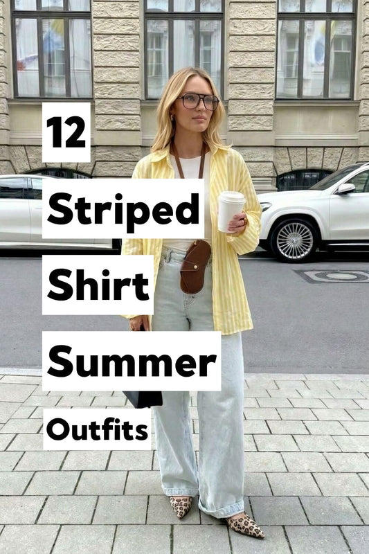 12 Striped Shirt Summer Outfits