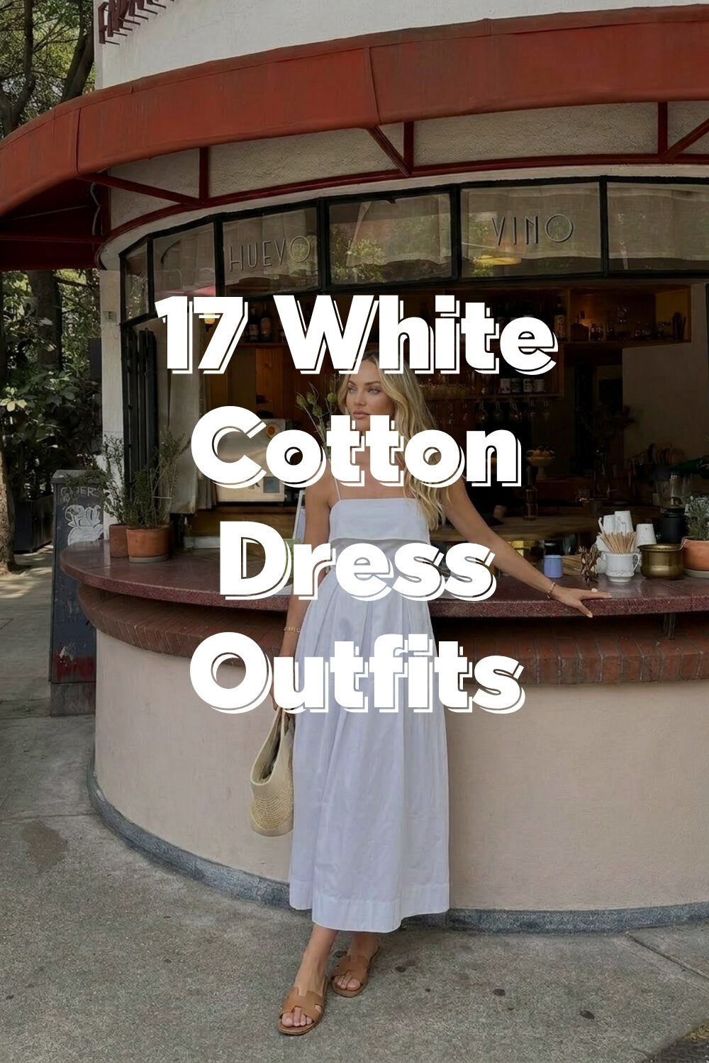 17 White Cotton Dress Outfits