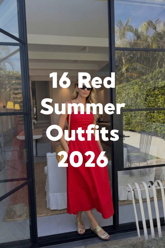 16 Red Summer Outfits 2026