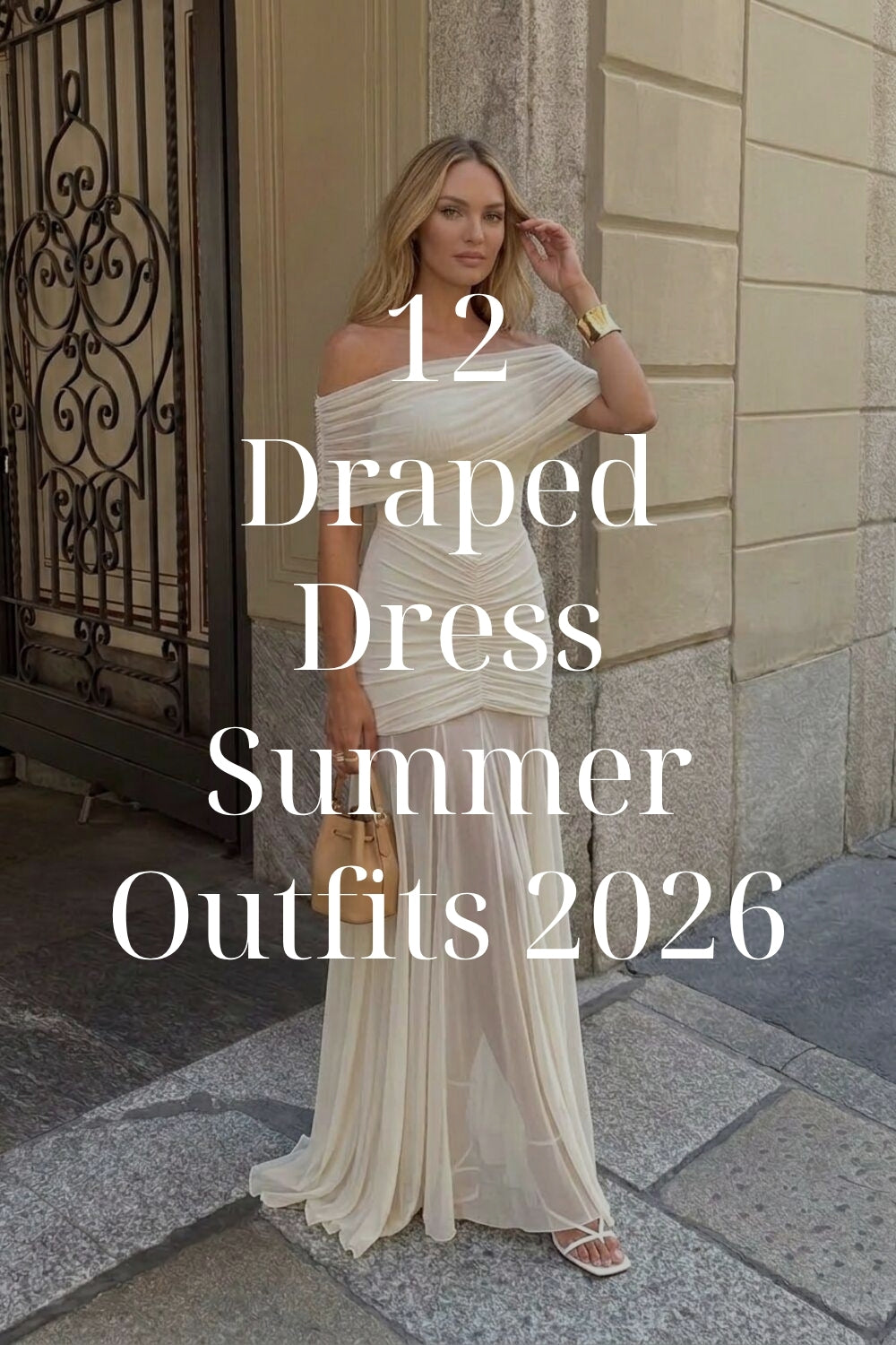 12 Draped Dress Summer Outfits 2026