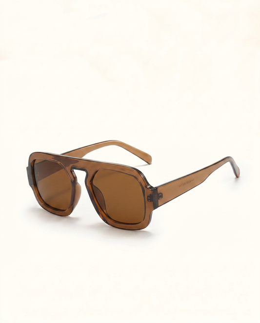 Capri Round Sunglasses - Black