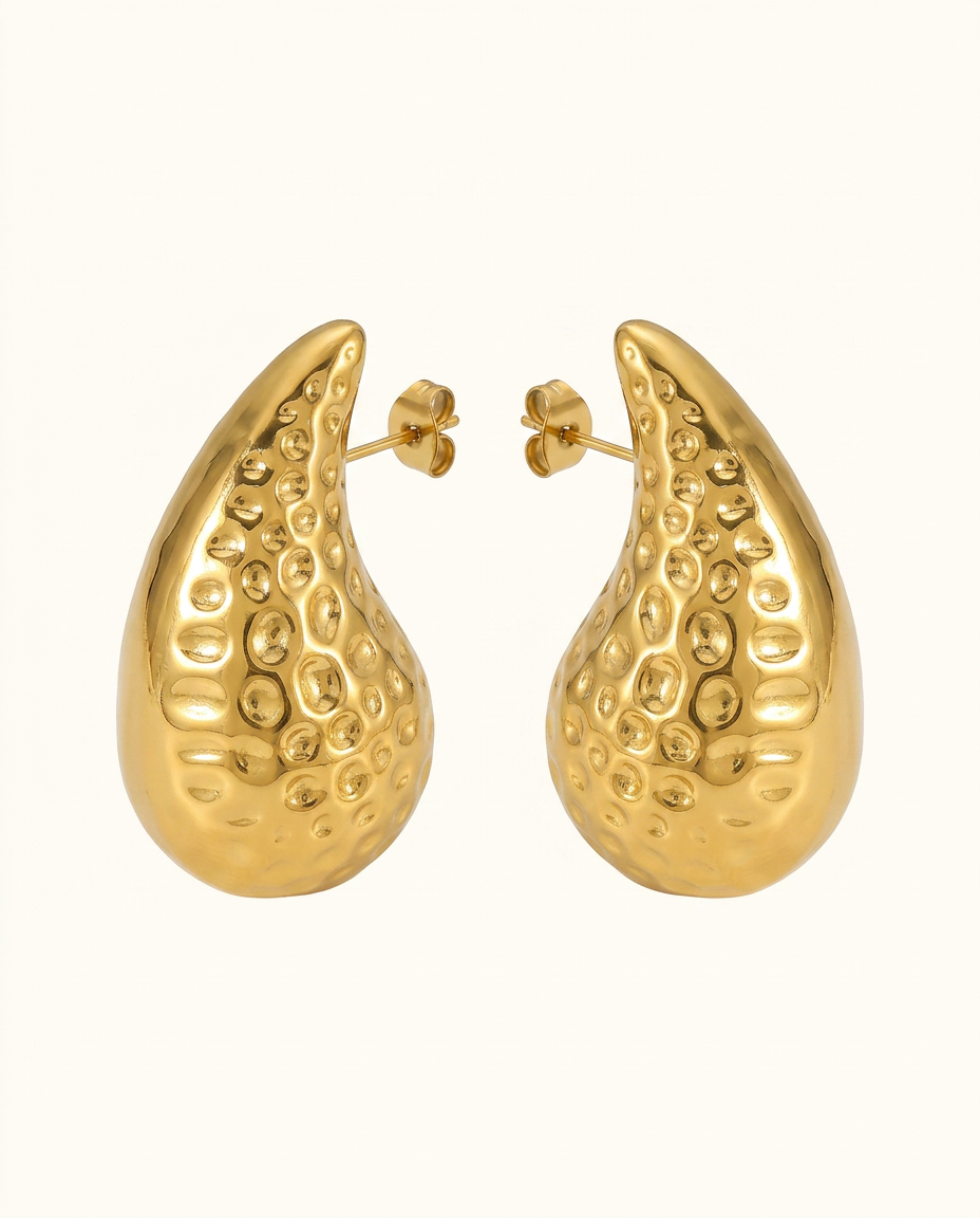 Clara Arc Earrings - Gold