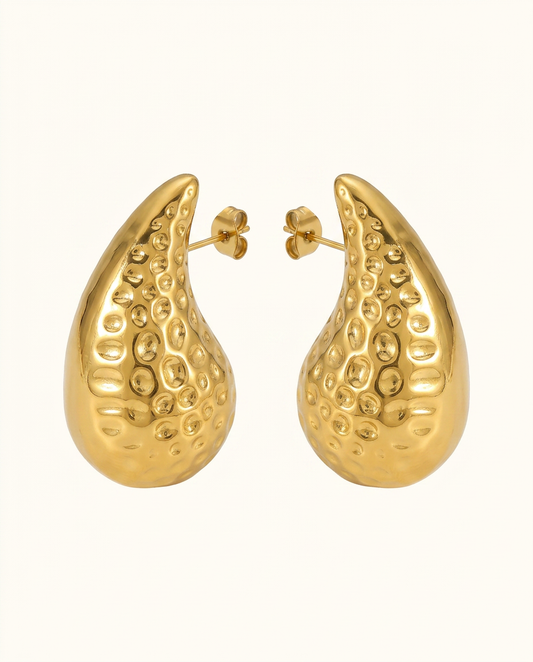 Clara Arc Earrings - Gold