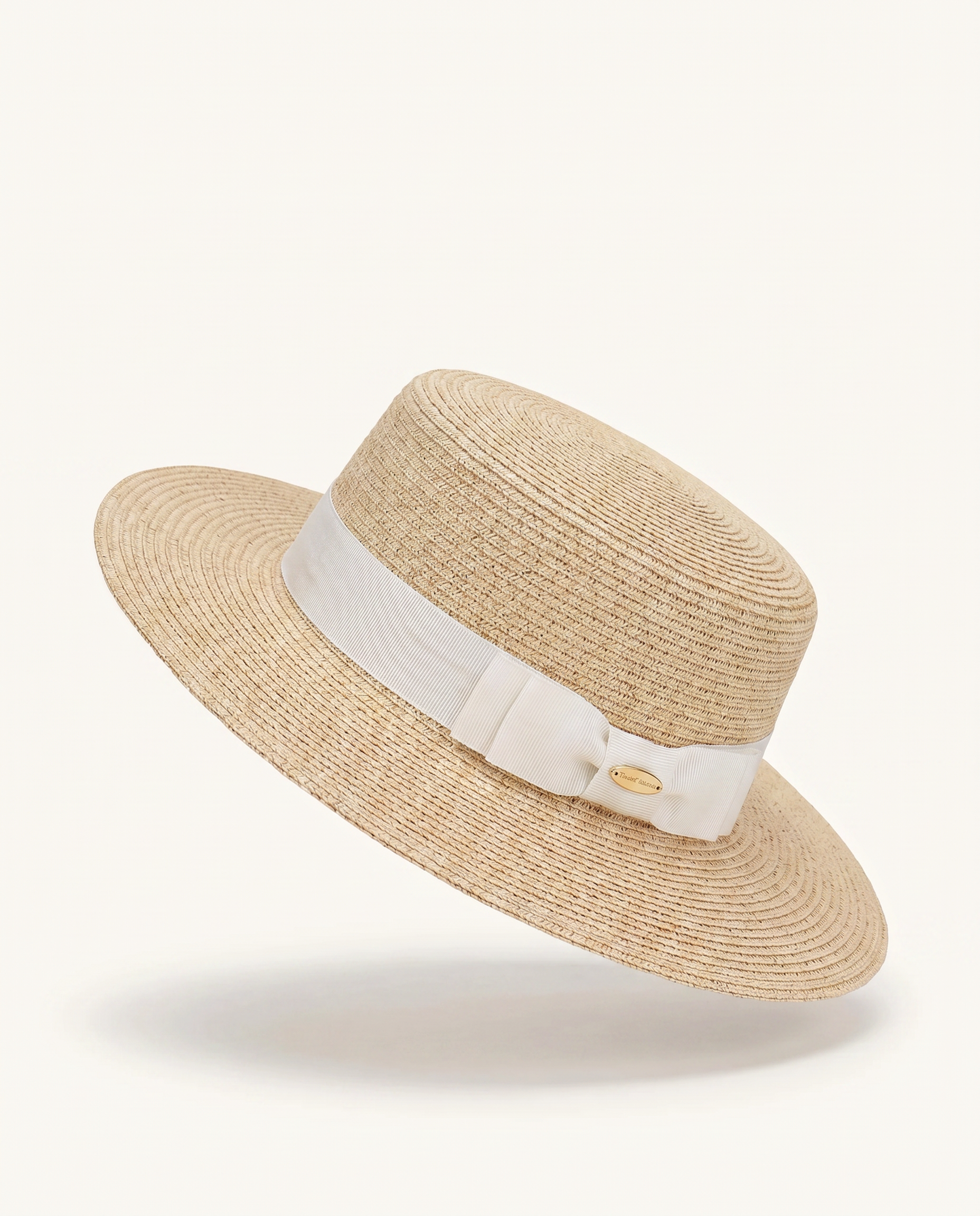 Classic Straw Boater Hat