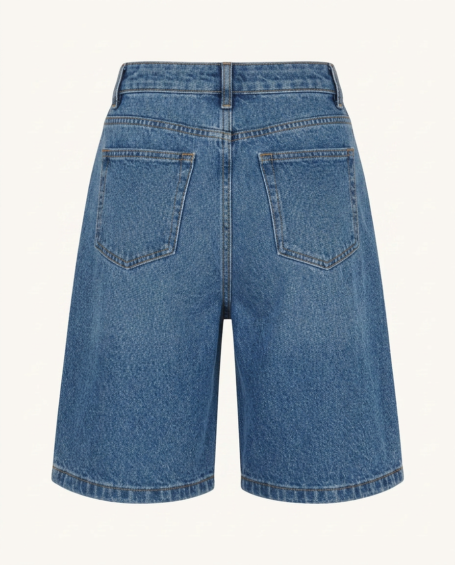 Denim Bermuda Shorts - image 6