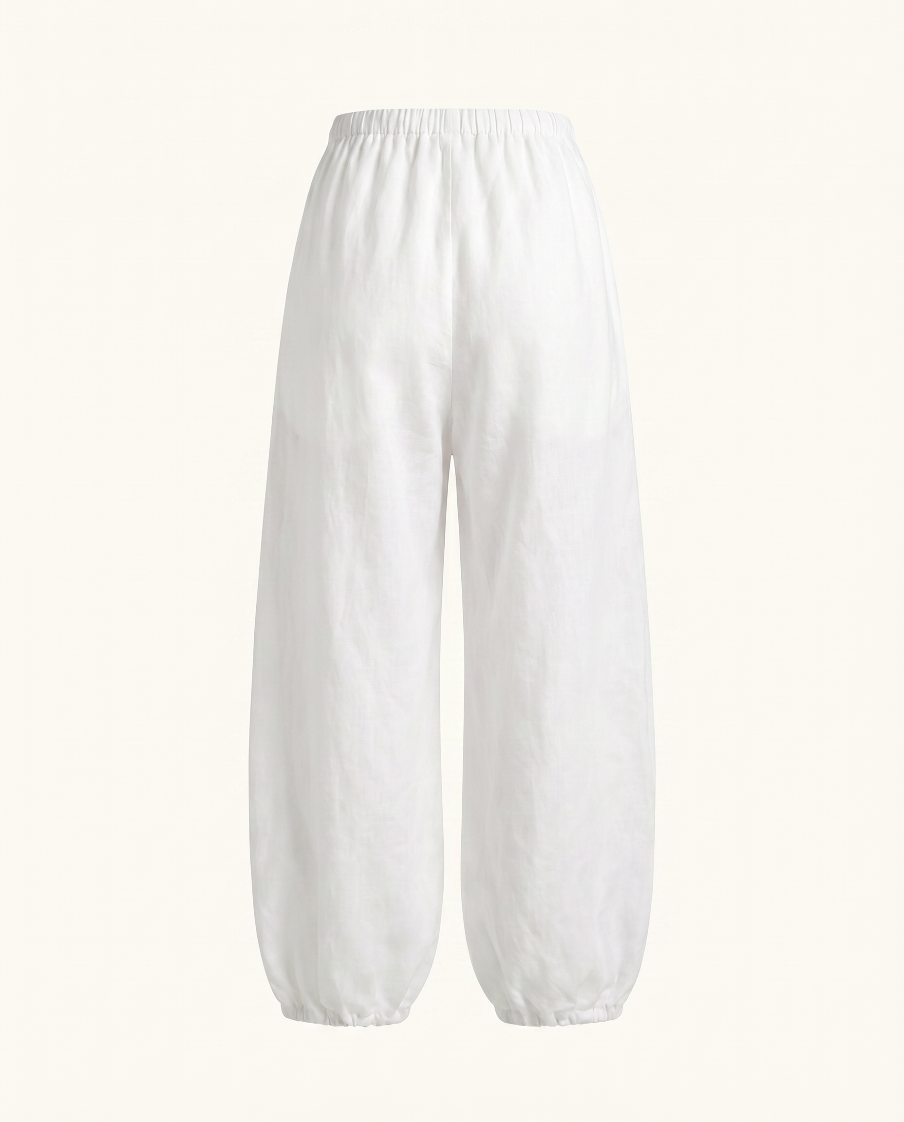 Ivory Drawstring Balloon Pants - image 2