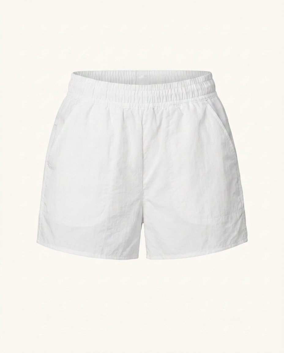 White Pull-On Shorts - image 3