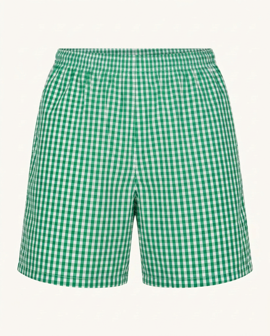 Green Gingham Shorts - image 3