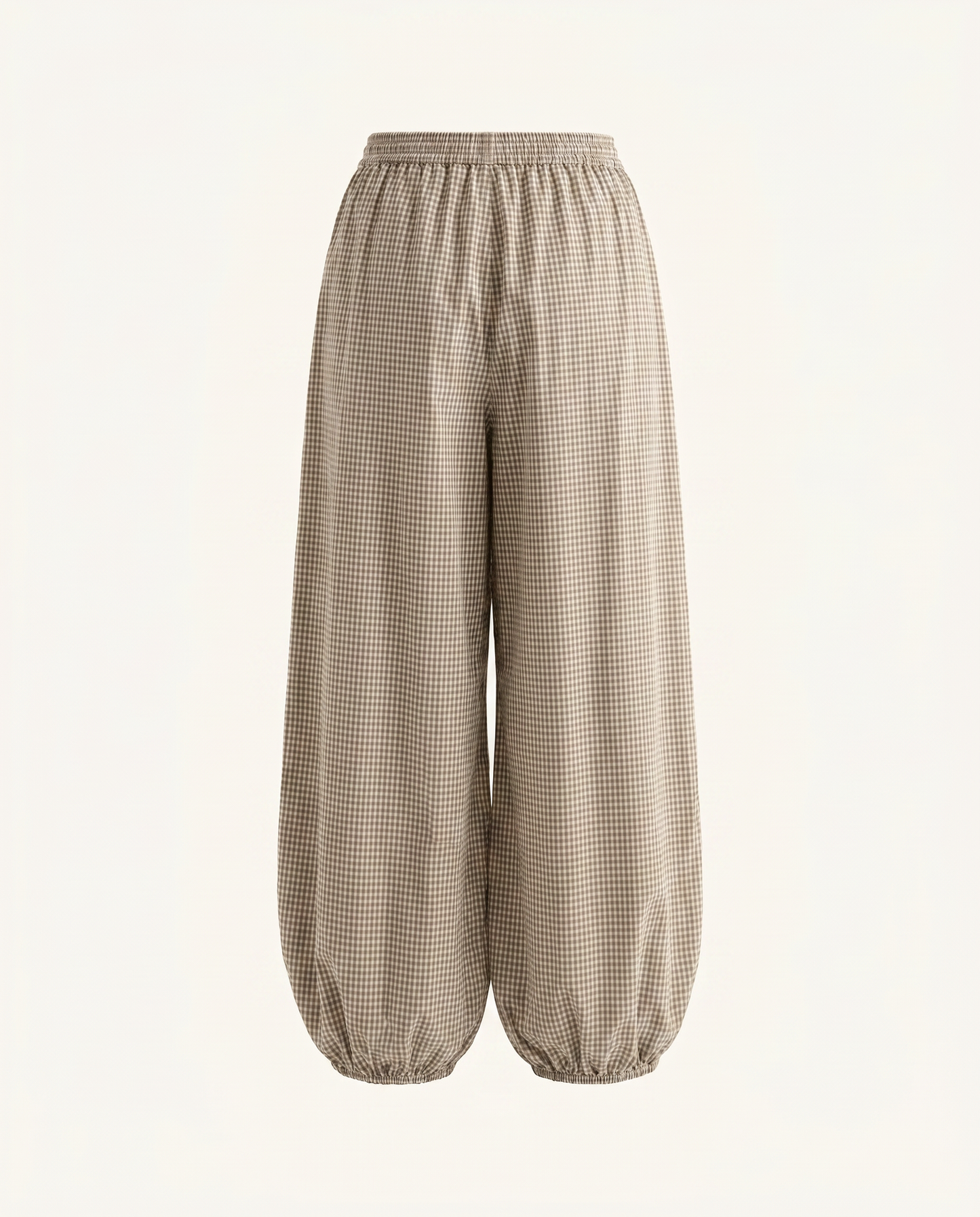 Taupe Cotton Balloon Pants - image 2