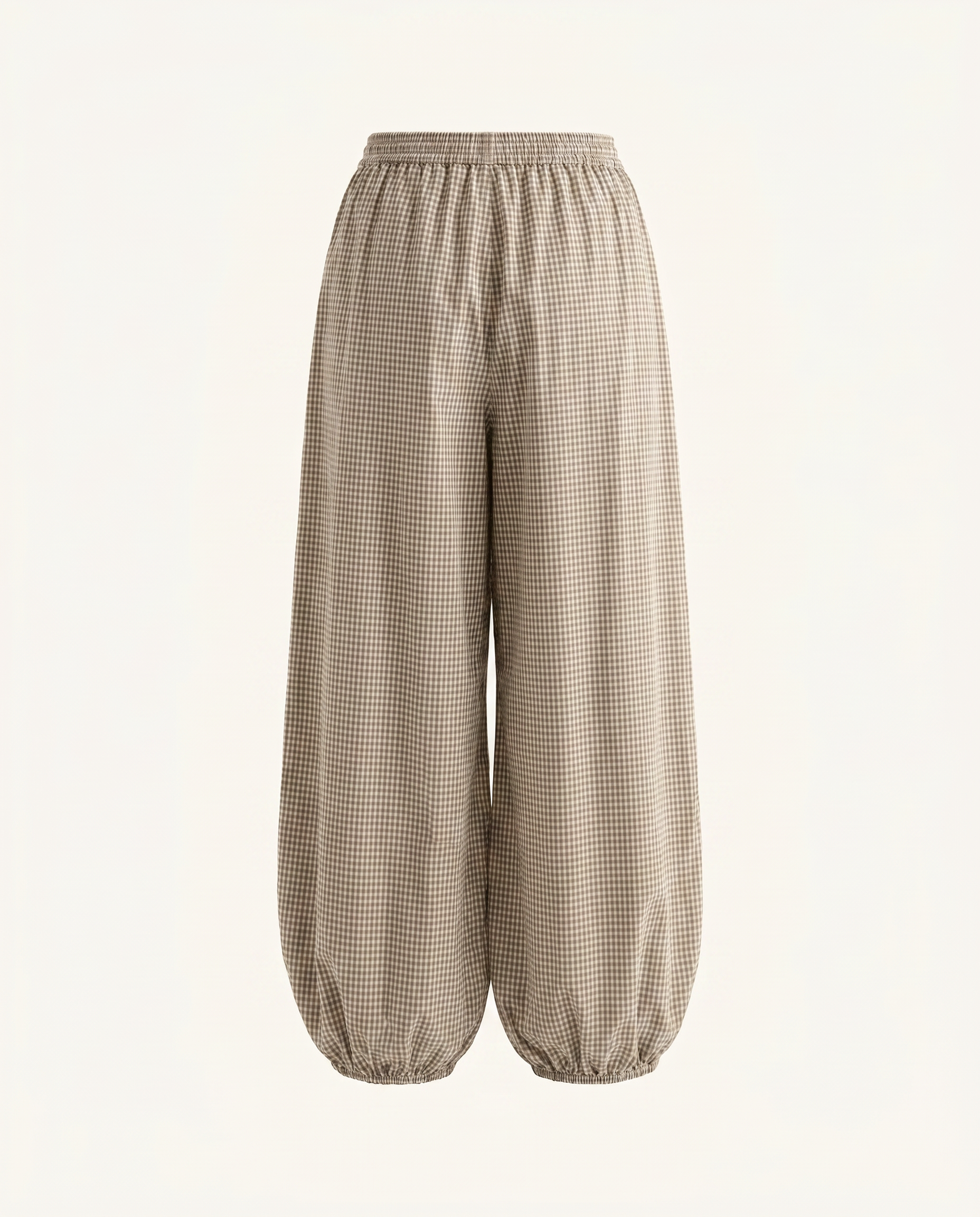 Taupe Cotton Balloon Pants - image 2
