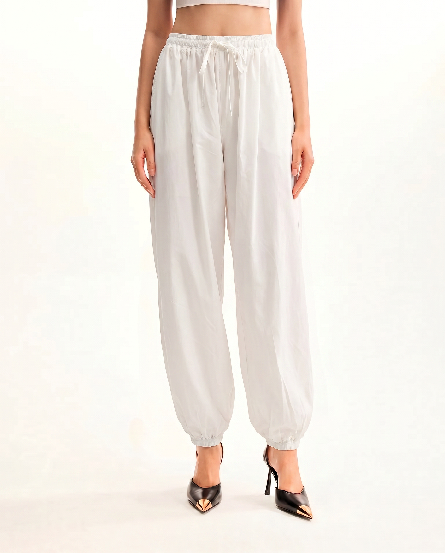 Satin Balloon Pants - image 1