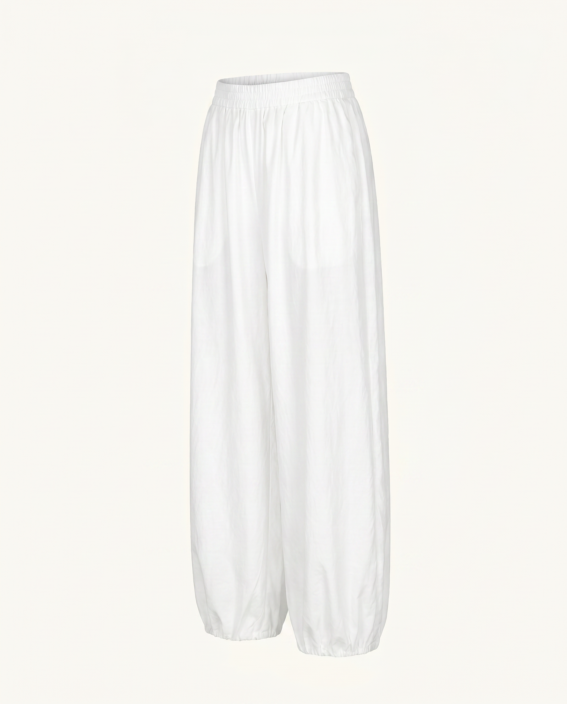 White Tapered Balloon Pants - image 2