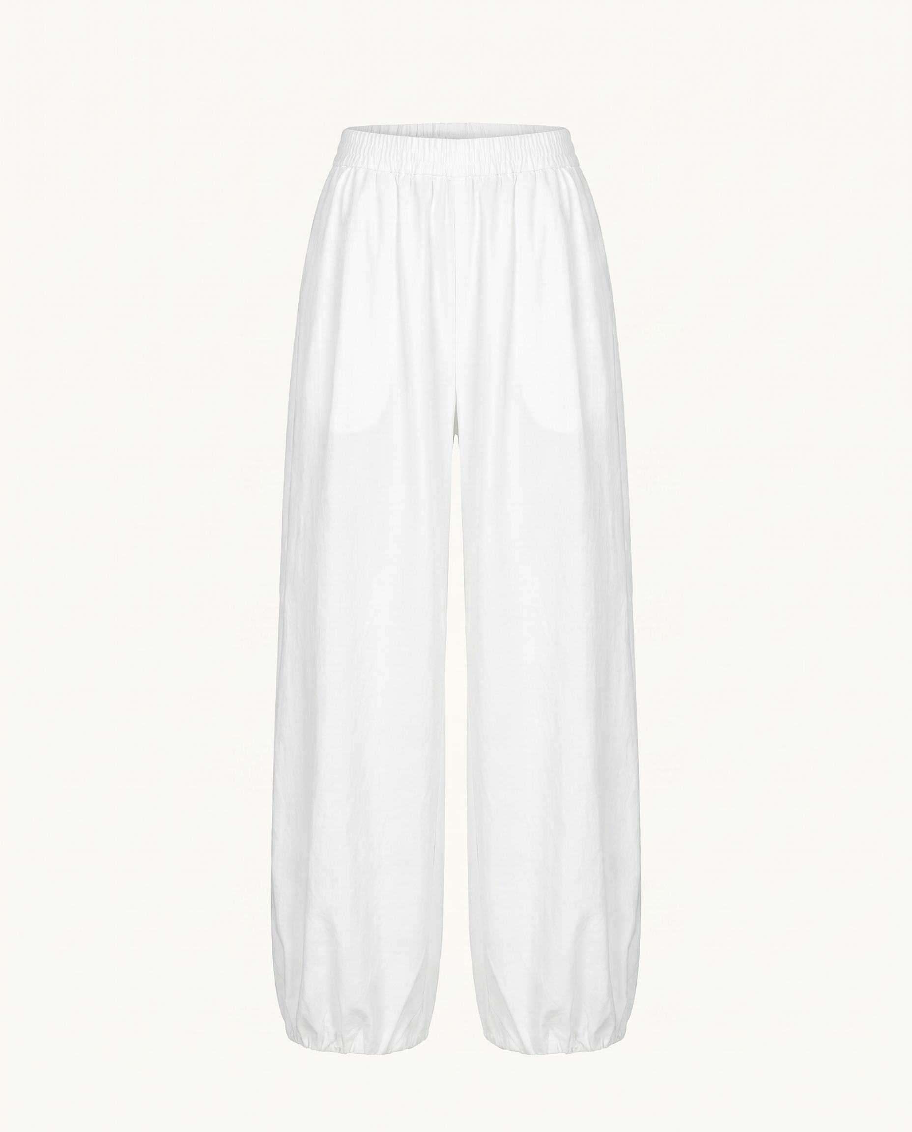 White Tapered Balloon Pants - image 4