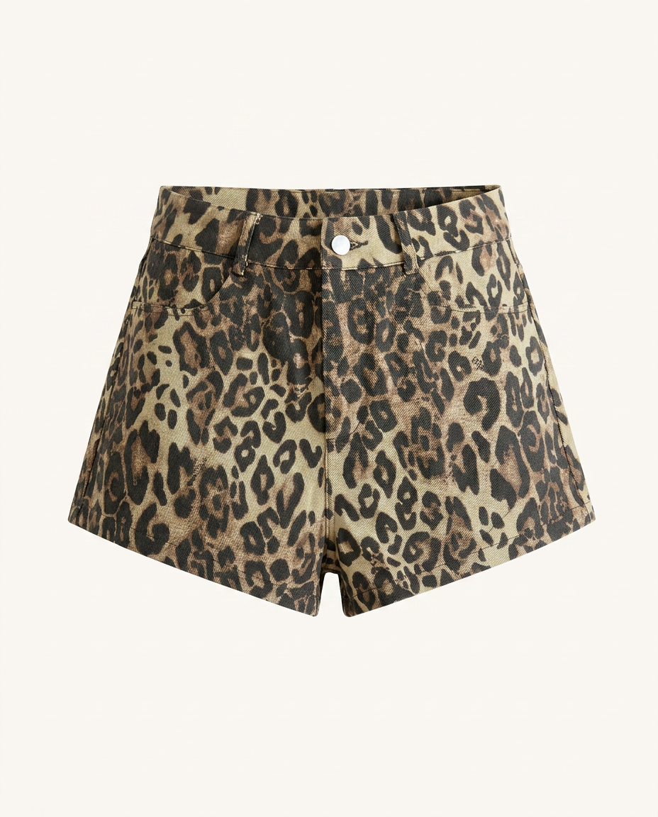 Leopard Print Shorts - image 3