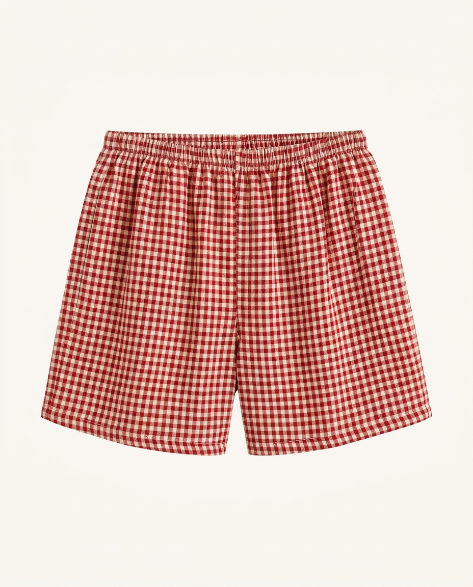 Gingham Boxer Shorts - image 1