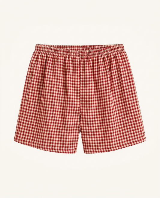 Gingham Boxer Shorts - image 1