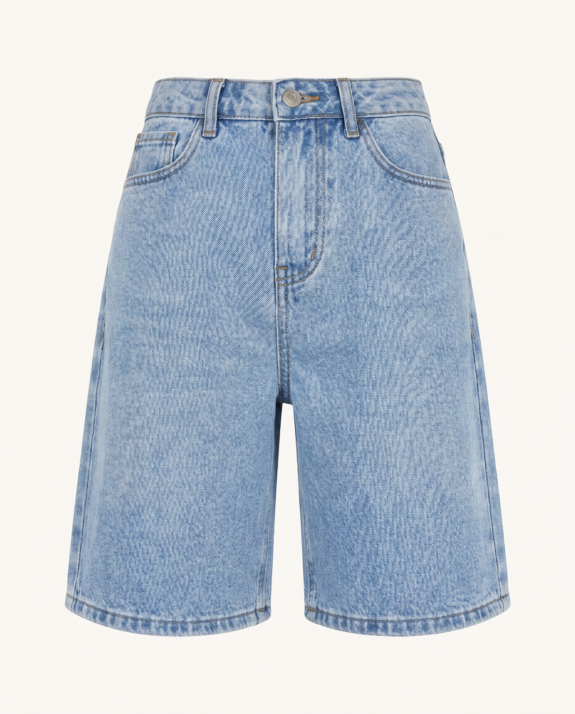 Denim Bermuda Shorts - image 2