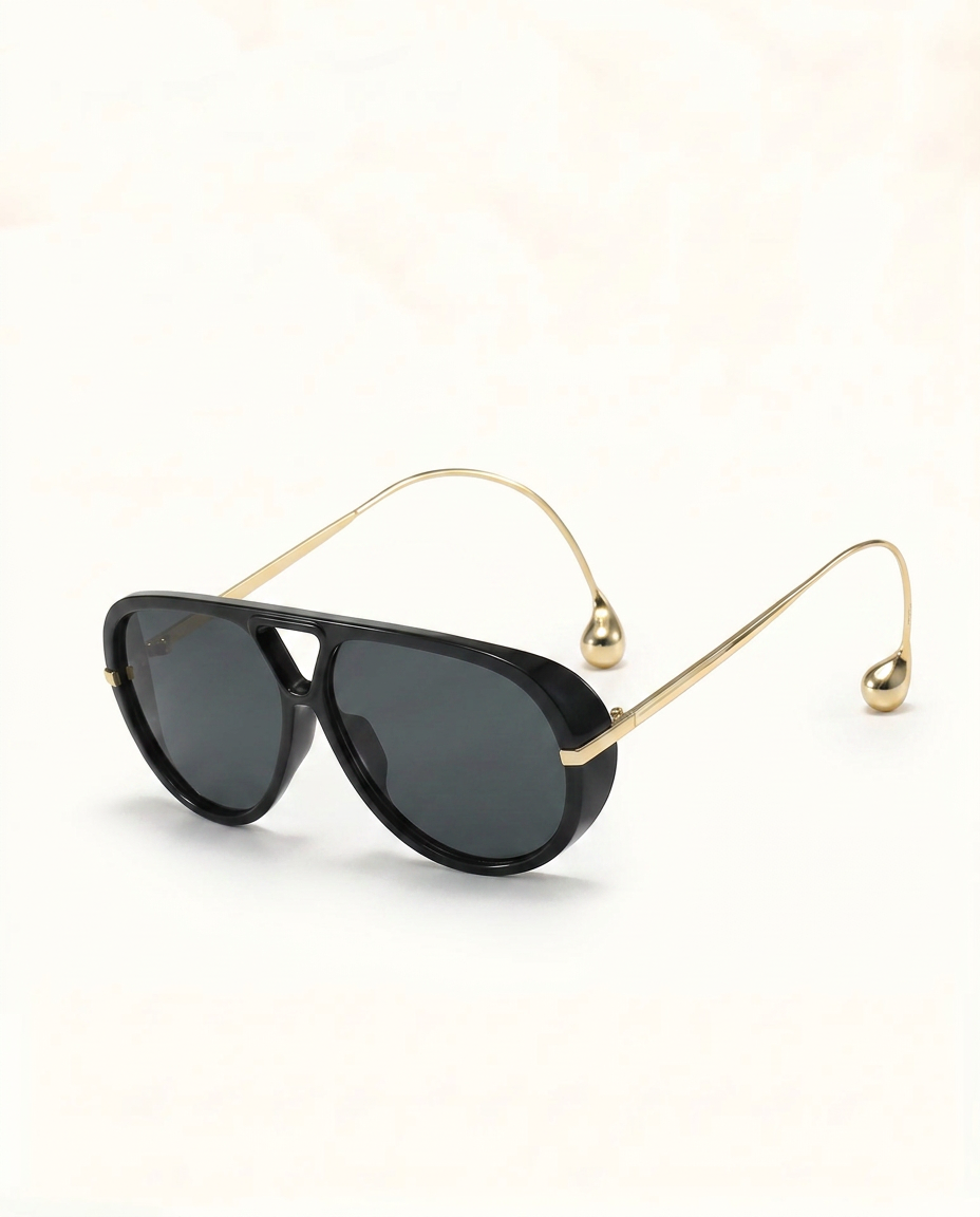 Elara Oversized Sunglasses - Ivory