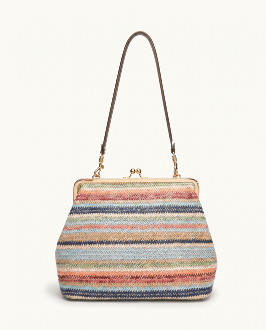 Positano Woven Shoulder Bag