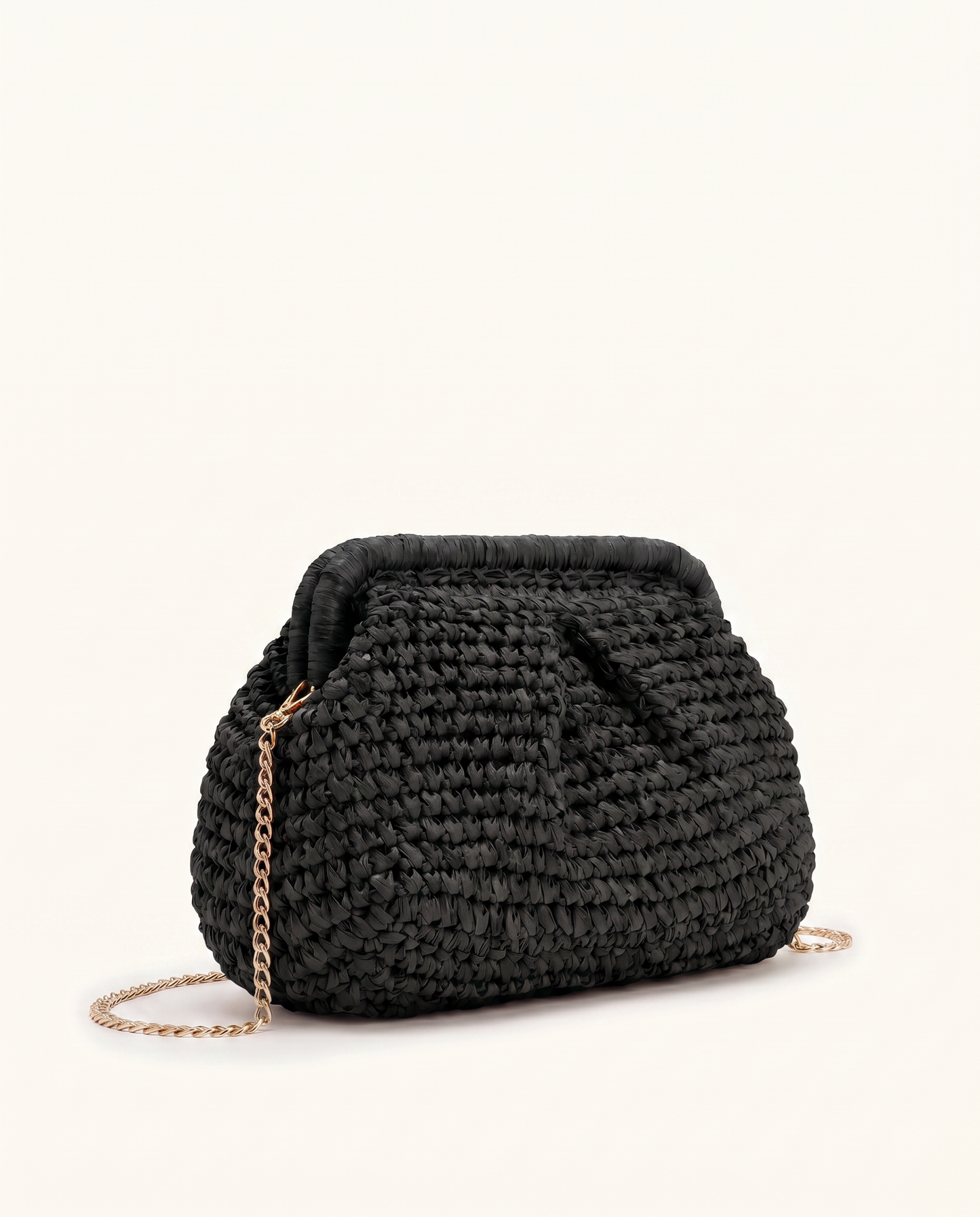 Taormina Woven Chain Clutch Bag