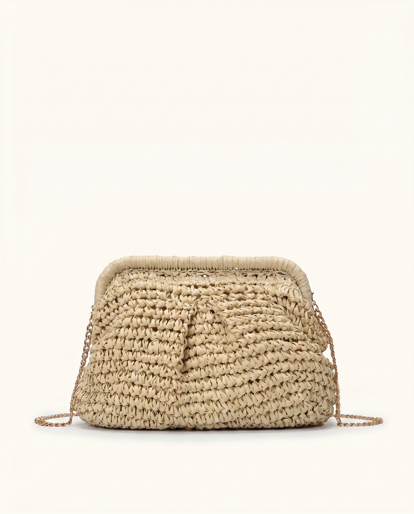 Taormina Woven Chain Clutch Bag