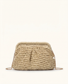 Taormina Woven Chain Clutch Bag