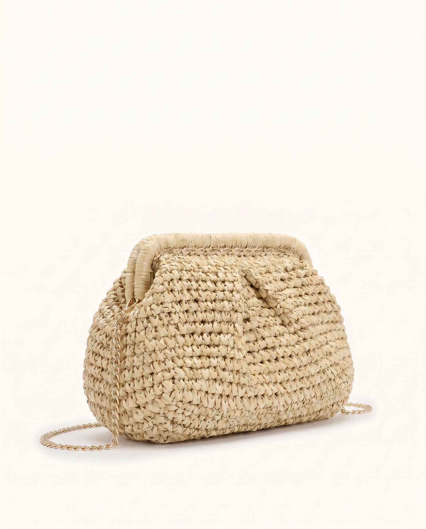 Taormina Woven Chain Clutch Bag