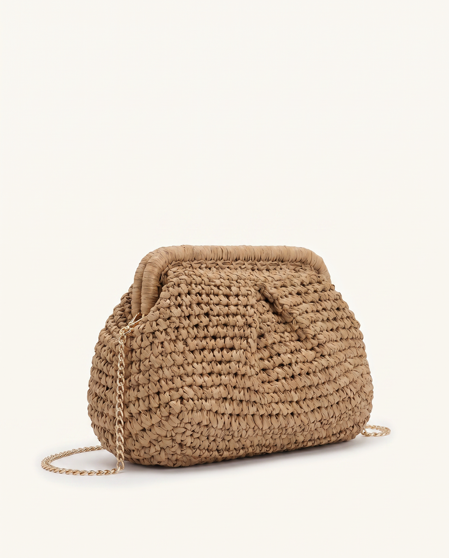 Taormina Woven Chain Clutch Bag