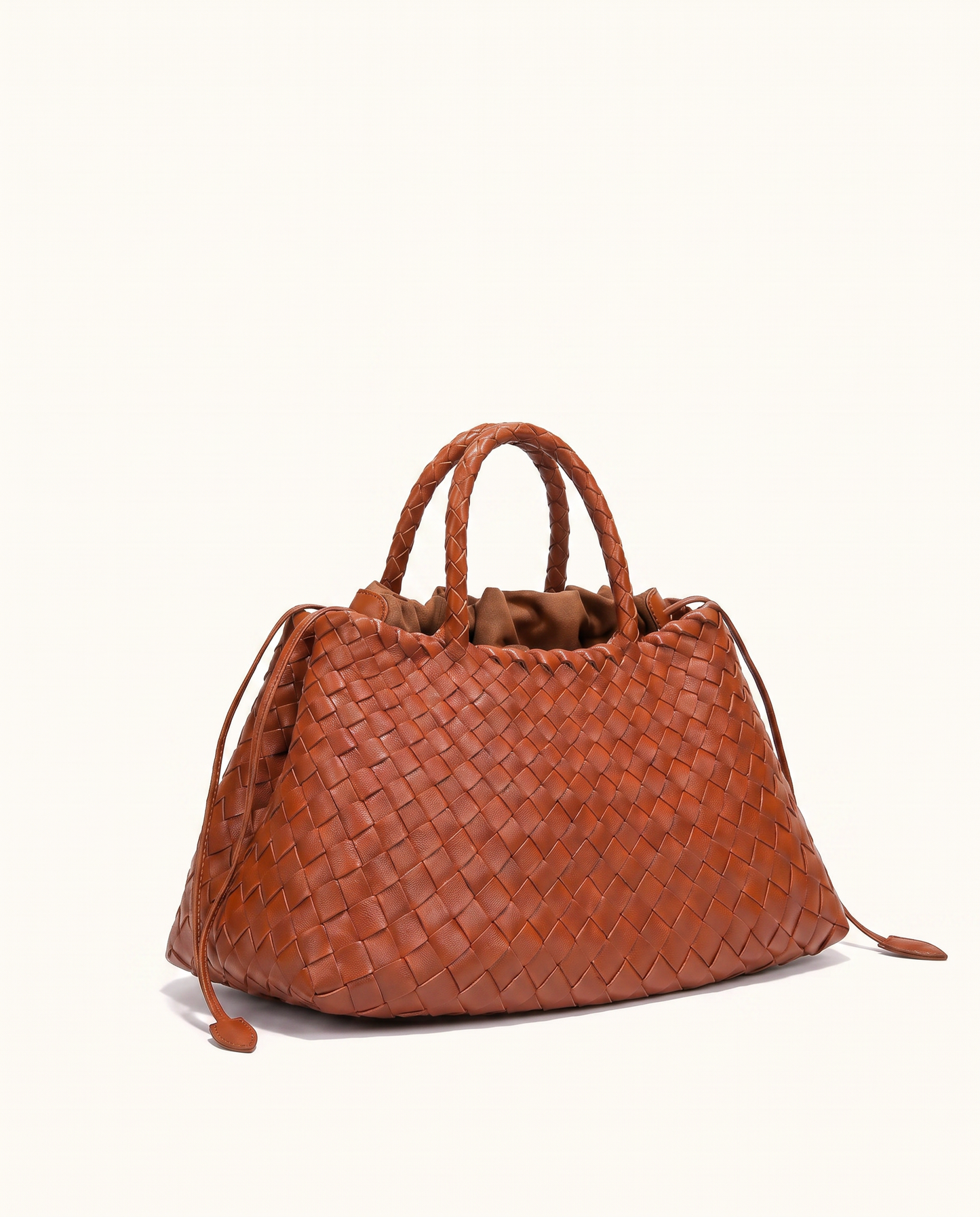 Siena Woven Drawstring Tote Bag