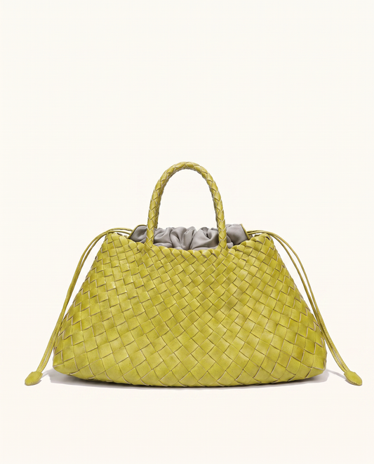 Siena Woven Drawstring Tote Bag
