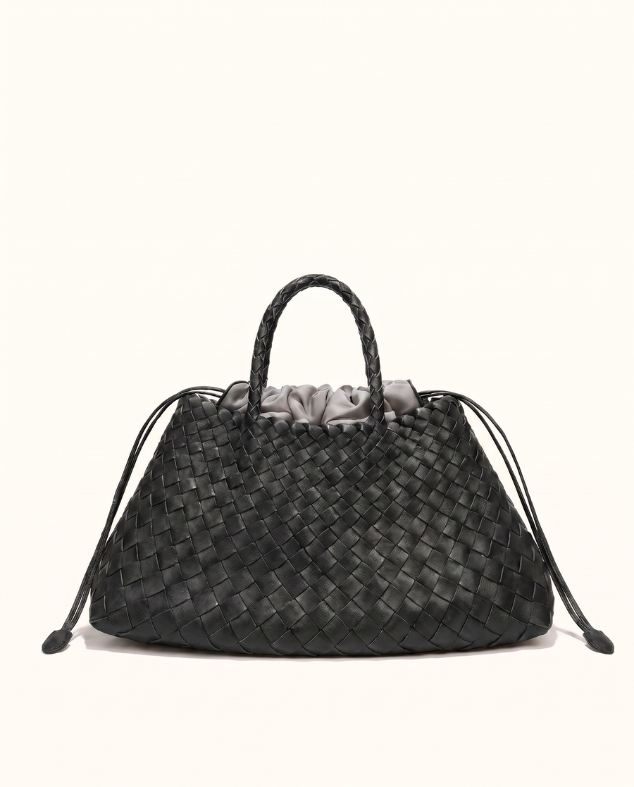 Siena Woven Drawstring Tote Bag
