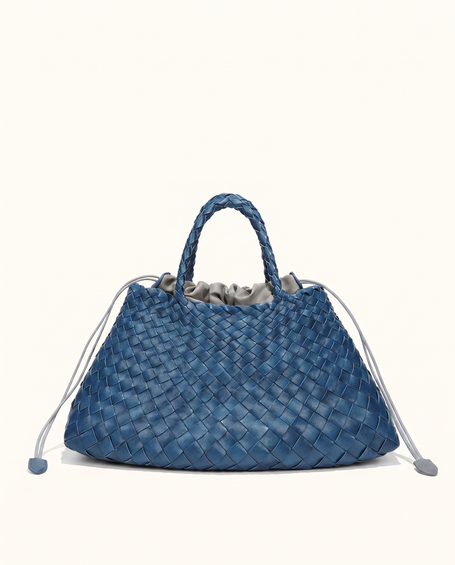 Siena Woven Drawstring Tote Bag