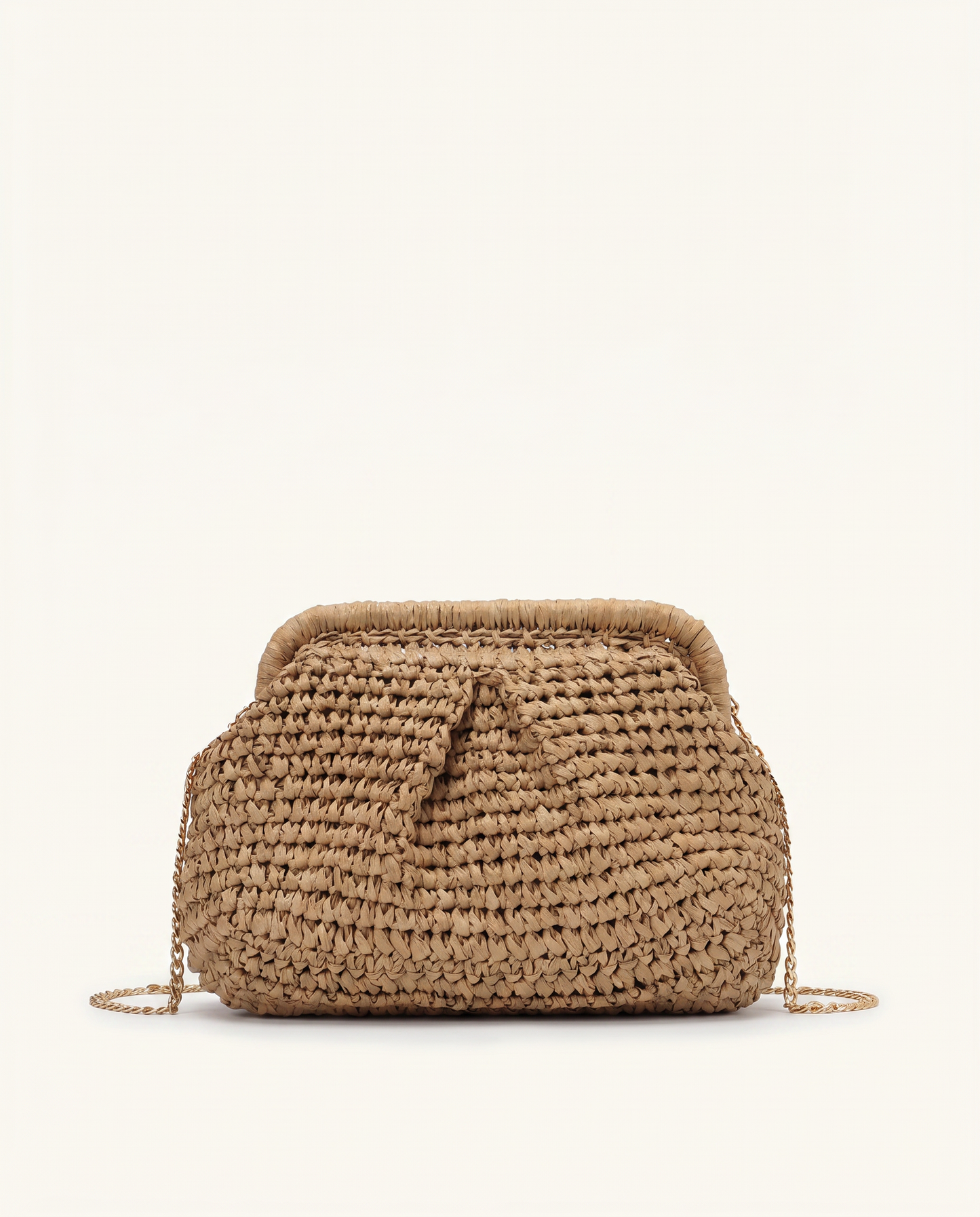 Taormina Woven Chain Clutch Bag