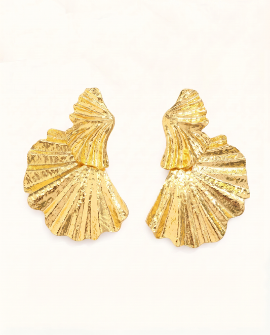 Lisa gold plated earrings