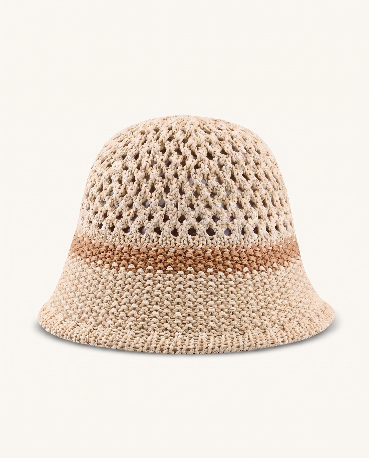 Monochrome Stripe Bucket Hat