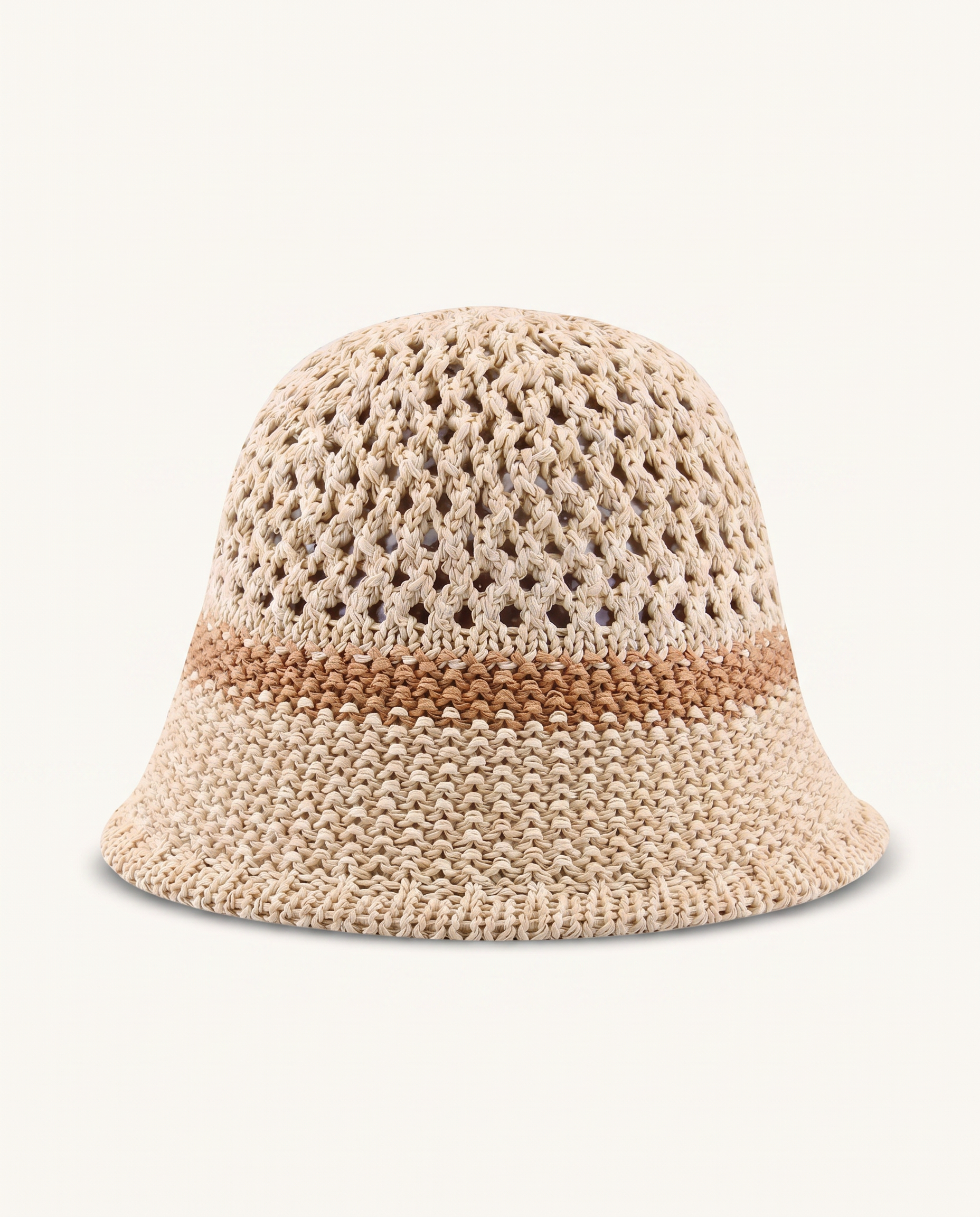 Monochrome Stripe Bucket Hat