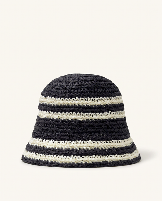 Natural Straw Bucket Hat