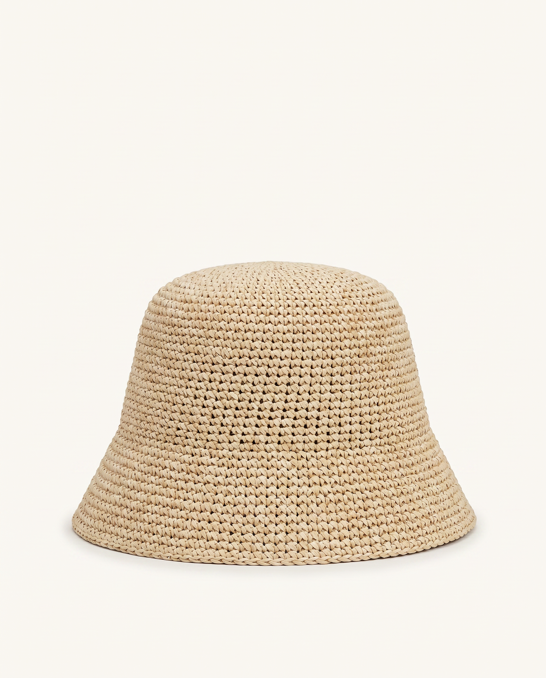 Natural Woven Bucket Hat