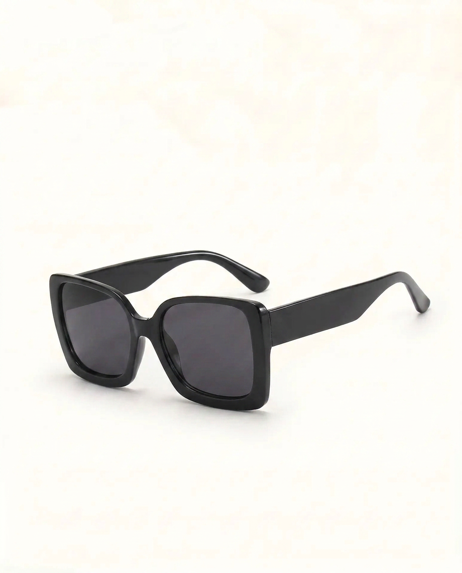 Noa Rectangle Sunglasses - Black